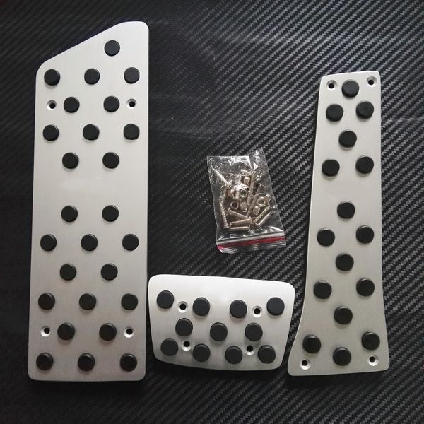

dee accessories aluminum alloy non-slip for kia at/mt auto accelerator brake footrest pedal pads pedals pad stickers styling