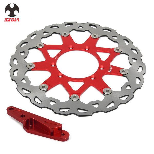 

motorcycle 320mm floating brake discs rotor with bracket for cr125r cr250r crf250r crf250x crf450r crf450x supermotard