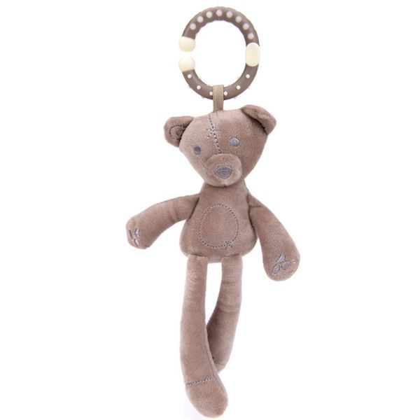 

infant baby rattle cute rabbit stroller wind chimes hanging bell musical mobile baby toy doll soft bear bed appease rattles toys