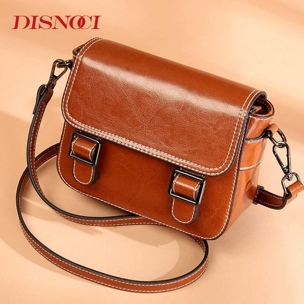 

female messenger bags ladies women retro genuine leather shoulder bag vintage square shape messenger bags women belt cover bag
