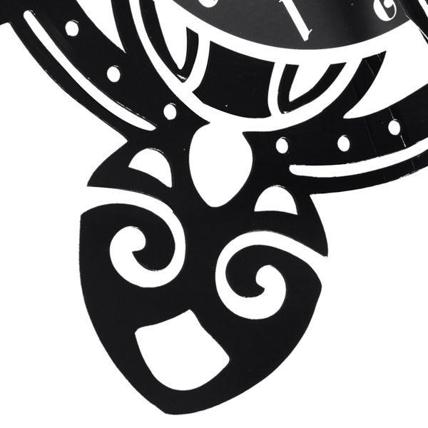 

морская черепаха форма классические настенные часы механизм циферблата украшения искусство настенные часы часы винил