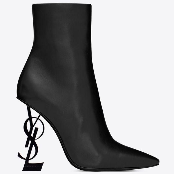 

y02 latest authentic real leather fashion women's boots high heels fashion party brand banquet casual women's shoes, Black