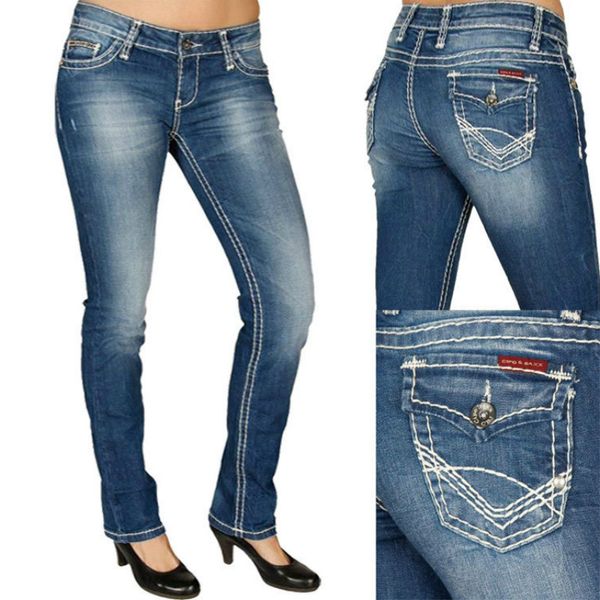 

pencil jeans trousers skinny-pants ripped high-waist female women tassel bleached dm001, Blue