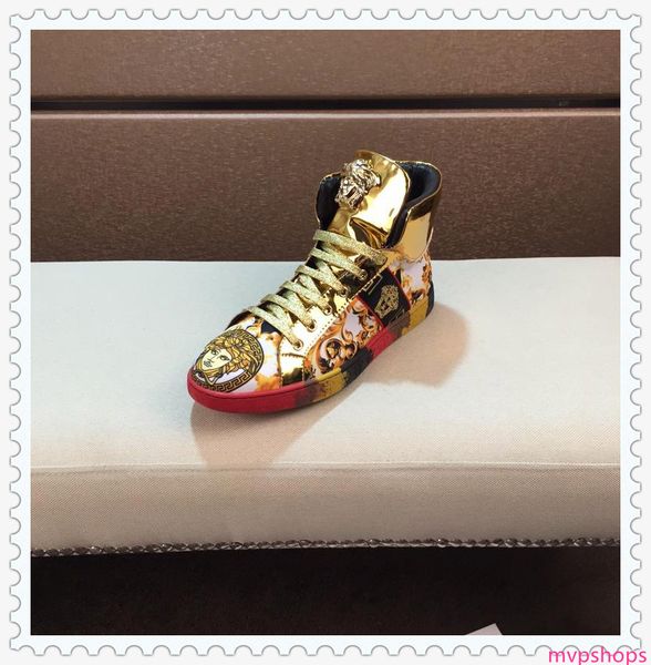 

2019et spring and autumn men s casual sports shoes high-belt travel sneakers, with micro-standard, with the original box fast delivery