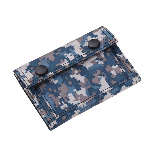 

men's canvas clutch wallet id bifold camouflage card holder retro coin purse card pouch mesh pocket