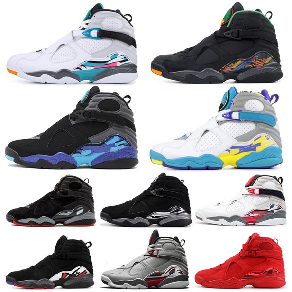 

new 2019 8 8s men basketball shoes south beach 3m reflective bugs bunny valentines day 3peat playoff mens trainers sports trend sneaker 7-13