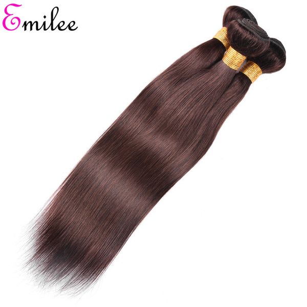 

emilee myanmar hair straight #2 human hair weave bundles deal remy hair ombre weft extensions 18 inch, Black