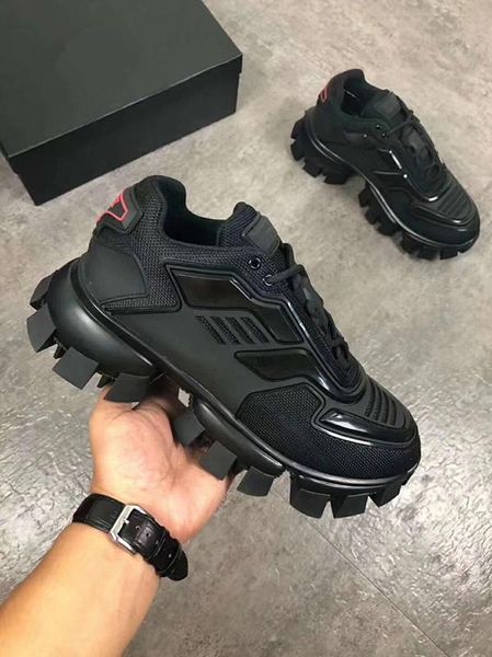 

lates p cloudbust thunder lace up sneakers men low casual shoes 19fw capsule series color matching men's platform luxury sneakers mn06, Black