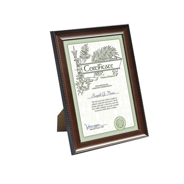 

resin picture framing, resin document frames certificate display standing rwp027