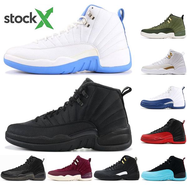 

with sock 2020 12 12s basketball shoes running shoes women mens bordeaux black royal blue cny gym college navy designer sports sneakers, White;red