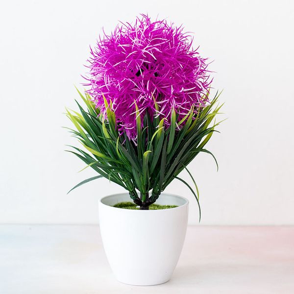 

artificial fake mini bonsai flower in vase pot office home/room/table decoration