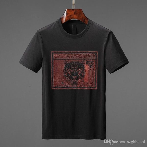 

19SS Mens Designer T Shirts Hot Fashion The Tiger Printed Summer Breathable T Shirt brand designer t shirts