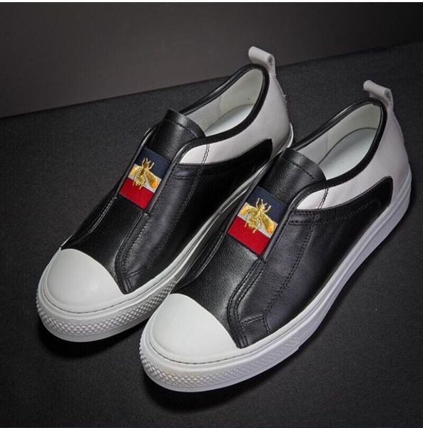 

2020 new casual shoes men loafers slip on shoes men moccasins sneaker footwear male black white