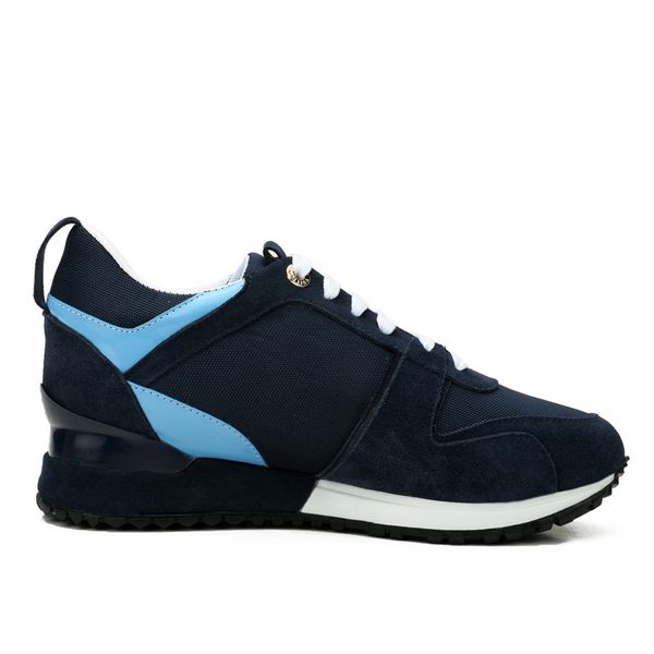 

luxury popular leather casual shoes women men designer sneakers shoes fashion leather lace up shoe mixed color with box, Black