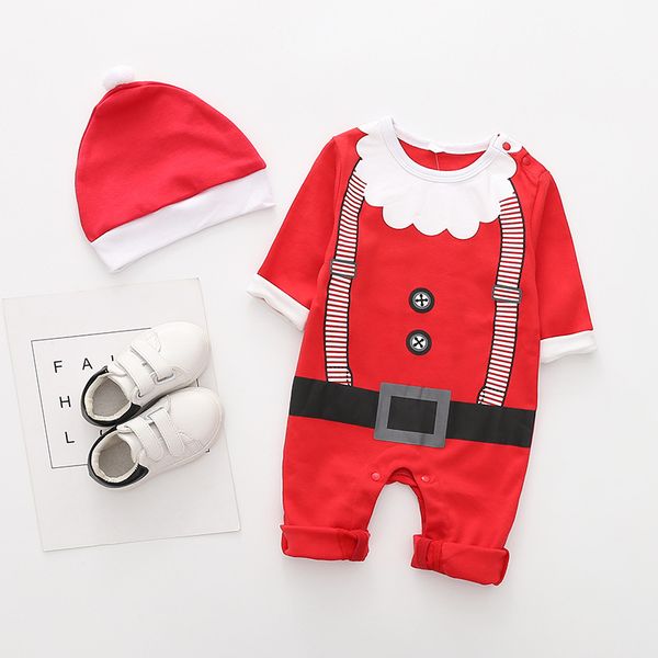 Christmas Red Santa Claus Girls Kids Clothes Dress Party Gift Cosplay Costume