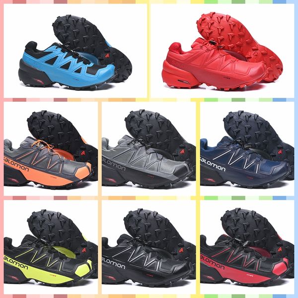 

nslm5a 2019 trple black salo mons speed cross 5 v cs mens running shoes breathable men trainers waterproof jogging outdoor sneakers