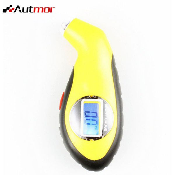 

portable car tire pressure gauge high precision digital electronic wheel pressure gauge tire car accessories with blue led
