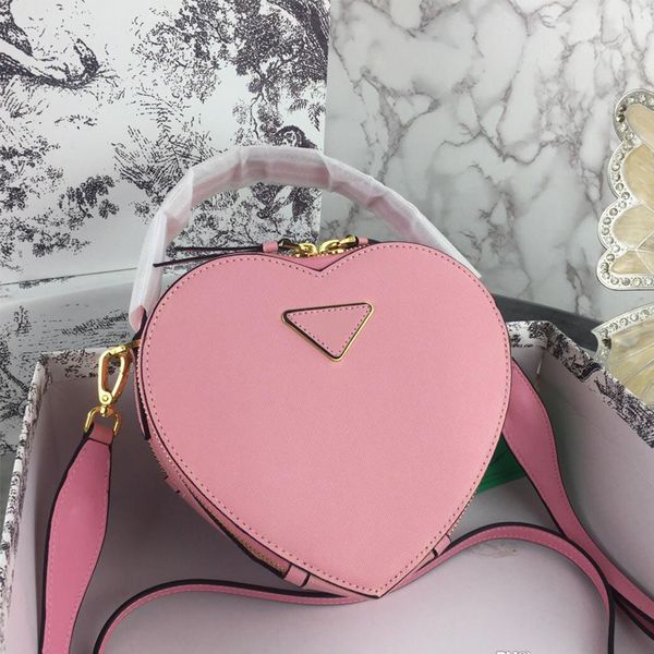 

new fashion luxury designer woman handbag cross body bags shoulder genuine leather tote bags superior leather heart shaped bag