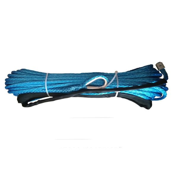

10mm x 30m synthetic winch rope/line high performance uhmwpe fiber