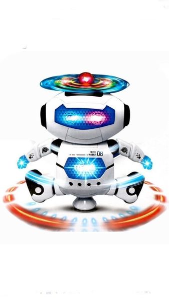 

Electronic mart robot walking dancing pace a tronaut kid mu ic light toy