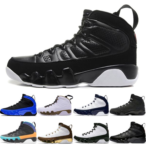 

wholesale 9 9s basketball shoes for men designer unc bred space jam mop melo anthracite black white blue trainer outdoor sneaker shoes