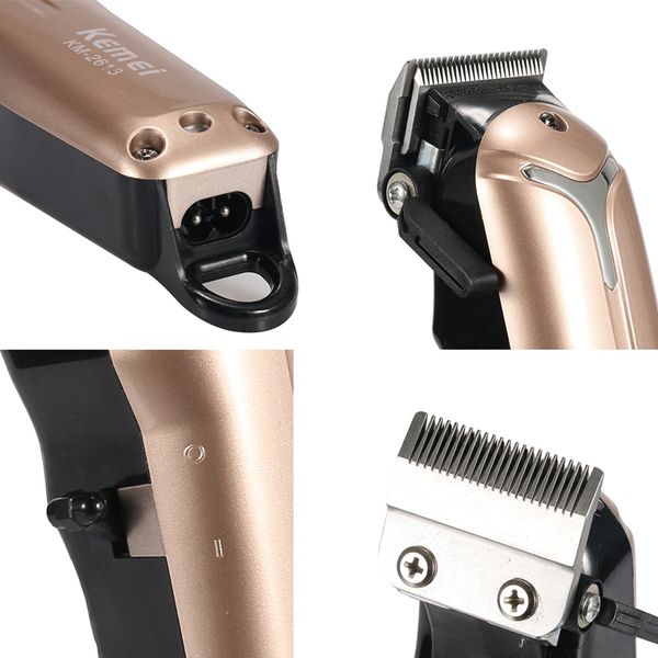 

kemei km-2613 retro oil head electric hair clipper body trimmer for men reasoning hair clipper eu plug iojow