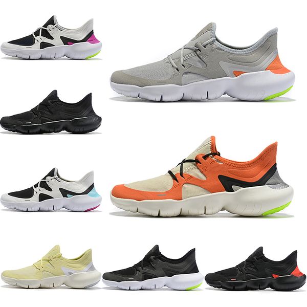 

2019 run 5.0 chaussures fashion running shoes triple black men women zapatos mens trainer sports sneaker size 36-45 outdoors