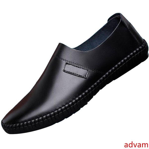 

original mens autumn 2019 new korean version of the trend of a pedal shoes men soft bottom business leather men's shoes