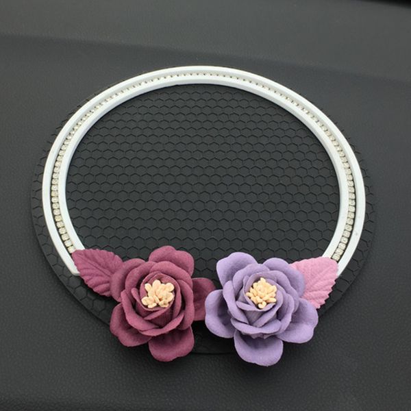 

car flower pvc anti-slip mat car interior non-slip cushion auto dashboard sticky pad for perfume seat phone gps high quality