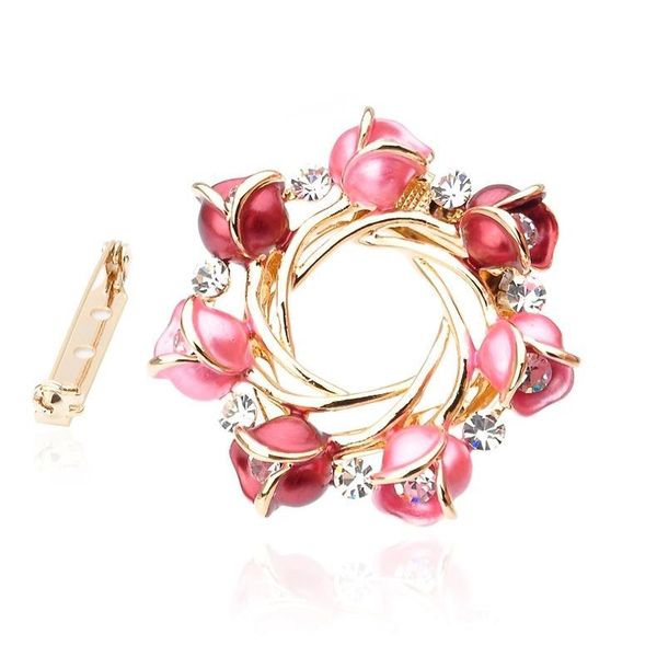 

yadiena crystal diamond ornament pin ,brooch,dual-purpose scarf pin,broach pin clip ,sweater pin da0139, Gray