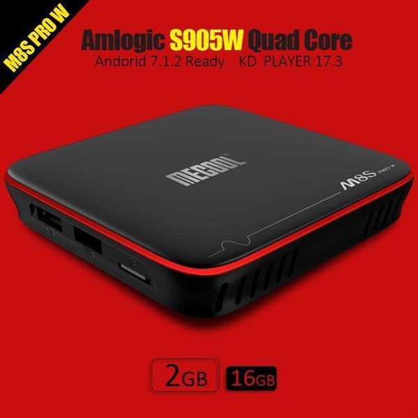 

eub mecool m8s pro tv boxes amlogic s905w quad core 2gb 16gb smart tv box android 7.1 support stbemu stalker 4k wifi