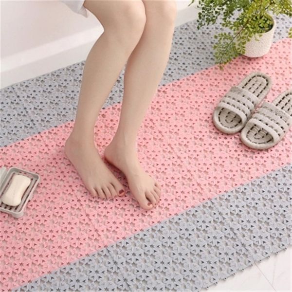 2019 Free Stitching Multifunction Bathroom Carpet Shower Mat Non