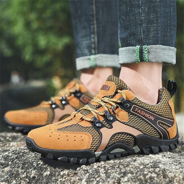 

muqgew men's casual sneakers non-slip wear-resistant travel shoes 2019 spring autumn comfortable mesh hiking shoes #0711