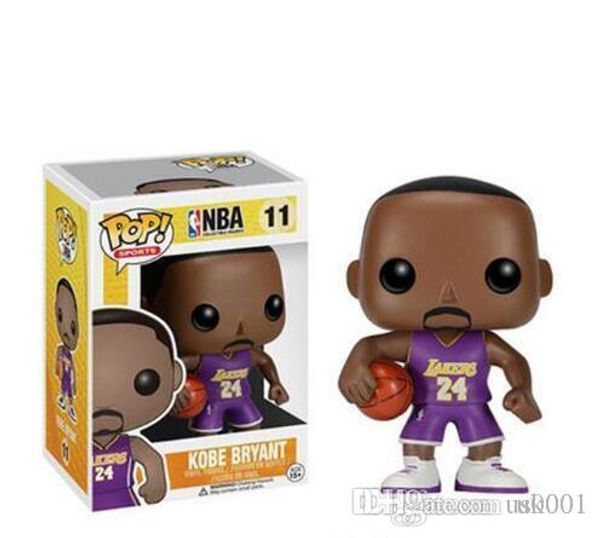 

market funko pop basketball star james-kobe- stephen curry -kyrie irving -john wall -action figure collectible model toy for fans design