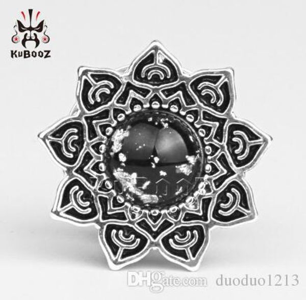 

36pc/lot 2018 kubooz piercing stainless steel screw back ear tunnels fake opal plugs earrings ear gauges wholesale body jewelry piercing, Silver