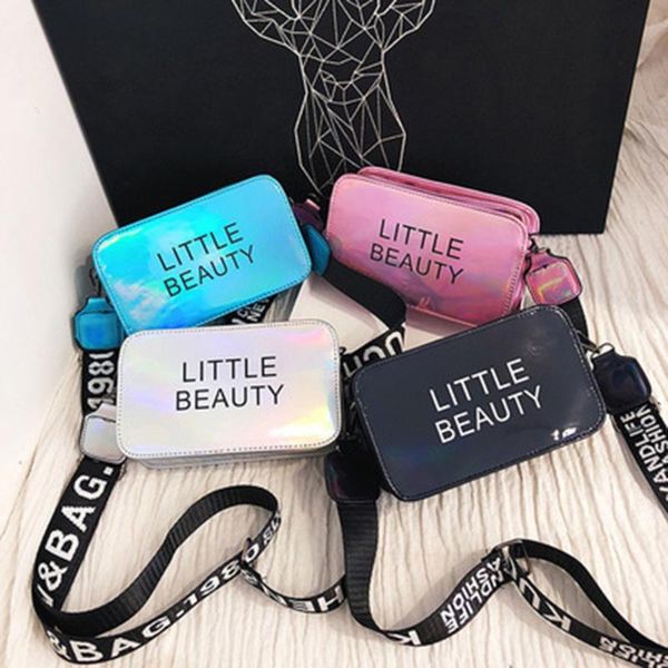 

2020 new shoulder bags summer fashion personality womens' pouch colorful laser bags for women female crossbody my
