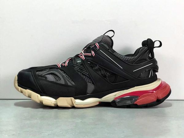 

2019 release 3.0 tess s paris track men gomma maille black for women triple s clunky casual shoes designer shoes