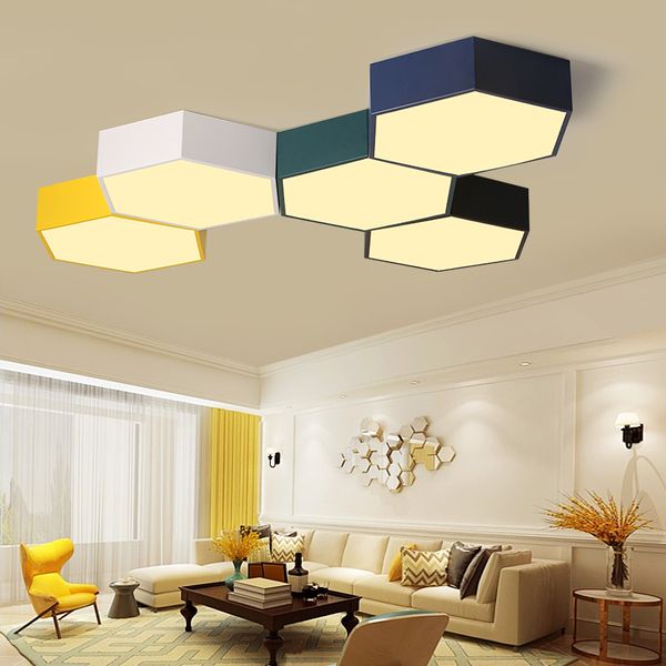 2019 Led Honeycomb Ceiling Lighting Ceiling Lamps For The Living Room Office Chandeliers Ceiling For The Study Room Children Room I91 From Ishopcauto