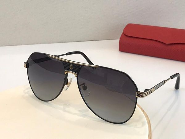 

0938 cолнцезащитные очки марка металл pilot рама защиты очки ручной работы вуд очки объектива лазера высокое качество uv400 с чехлом, White;black