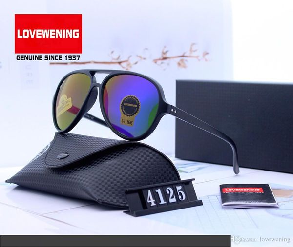 

style (4) pilot sunglasses l4125 sun glasses polaroid hd explosion-proof tempered glass lens wholesale ing, White;black