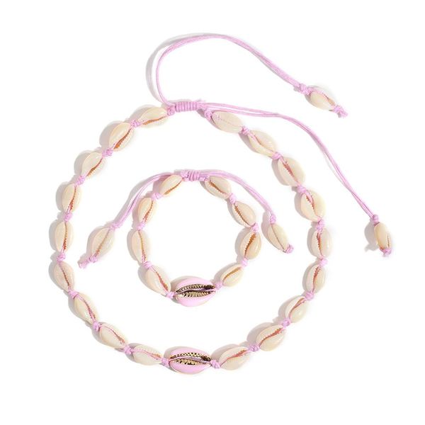 

artilady пука оболочки ожерелье чокеровщика комплект браслет для женщин ручной каури ожерелье пляж ювелирные изделия подарок dropshipping, Silver