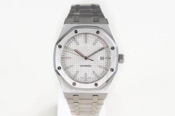 

Jf 15400 luxury watch 3120 full automatic movement lattice dial double apphire gla original butterfly button men watche