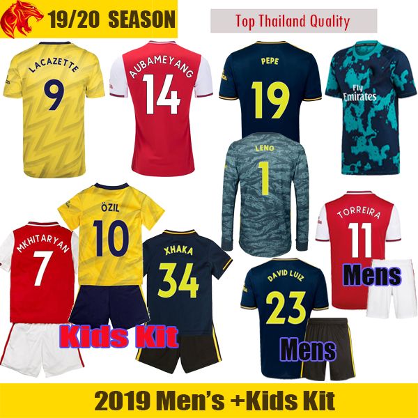 

19 20 soccer jerseys 2019 2020 football shirt soccer shirt mens & kids kit uniforms, Black;yellow