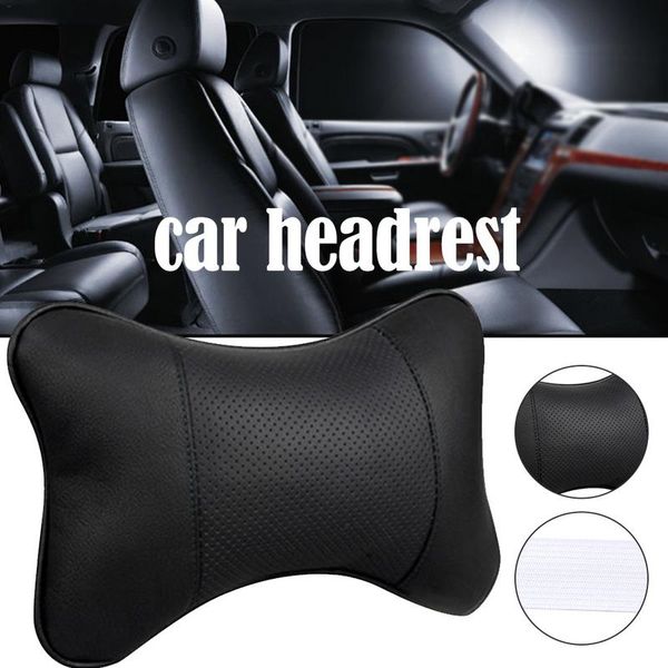 

mini pu leather universal car headrest support auto seat head neck rest cushion headrest breathe neck pillow for 4 seasons