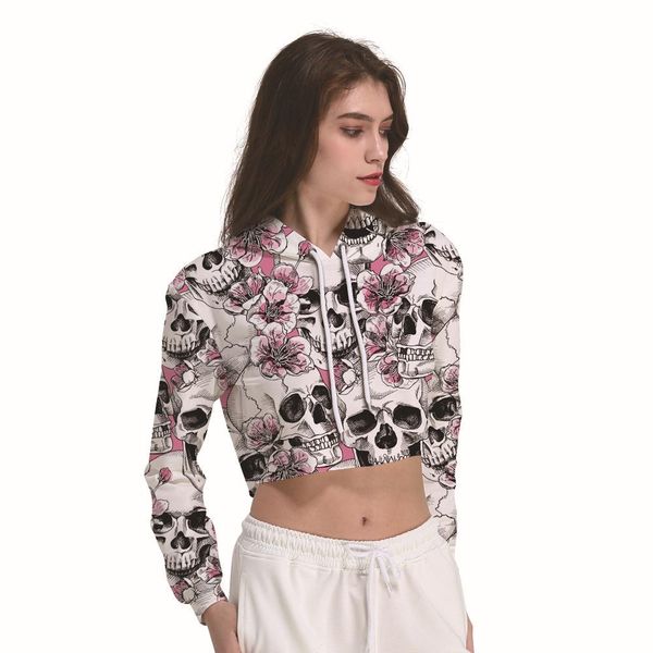 

2019 новых прибытия женщин sweather дизайн для весны и осени с длинными рукавами мода цветочный печати коротких силма fit свитер доступно, Black