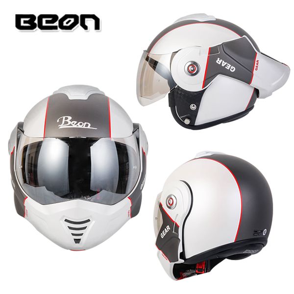 

beon b-702 new flip-up motorcycle helmet modular open full face helmet moto casque casco motocicleta capacete helmets ece