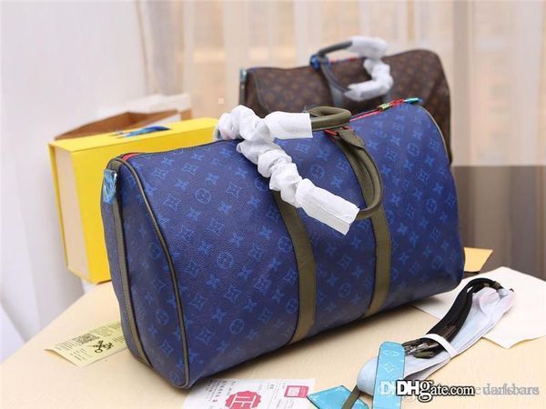 

NO.1LouisVuitton 18LV 1Monograms Keepall 45 M43858 M43412 Damier Graphite Hand Bag size45*20.5*26cm