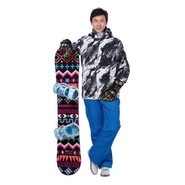 

marsnow snowboard jacket and pants male 2019 waterproof breathable thicken warm snow sets sportswear sport winter ski suit men
