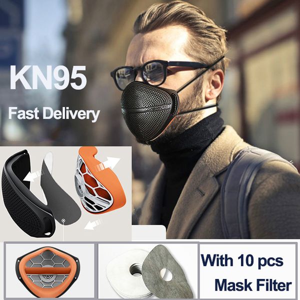 

washable kn95 mask pm2.5 oral and nasal isolation design mask kn95 anti-dust masks mouth face masks patented product kn95 filter mask