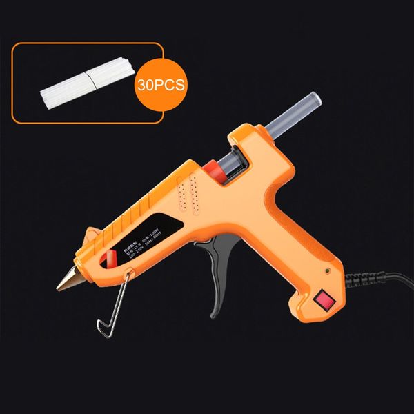 

100w melt glue gun for diy handwork toy repair tools electric heat temperature glue guns heat guns with sticks